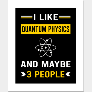 3 People Quantum Physics Posters and Art